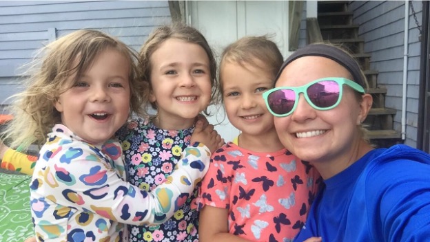 NESS SEA AmeriCorps Member Sharky with a few of NESS's Little Aquanauts